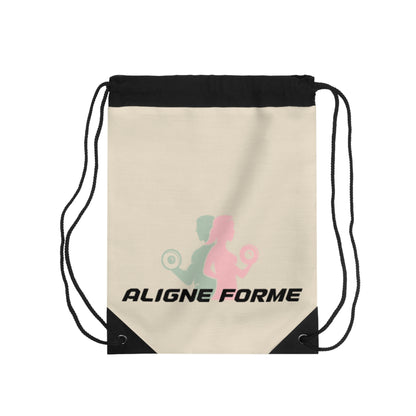 Fitness Drawstring Bag - Aligne Forme Design for Active Lifestyles